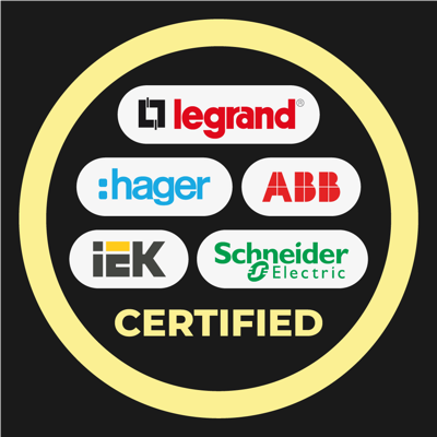 Legrand, Hager, ABB, IEK, Schneider Electric